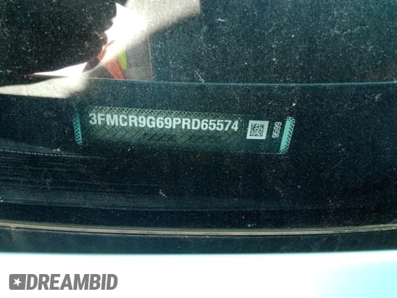 ✅ 2023 Ford Bronco Sport Heritage • VIN: 3FMCR9G69PRD65574 • Lot: 41687705. Listed on Copart with Not provided. Free auction sales archive from the USA and detailed vehicle history report at DreamBid. Image 15.