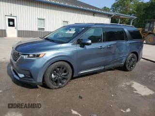 ✅ 2024 Kia Carnival SX • VIN: KNDNE5H38R6413801 • Lot: 69897434. Listed on Copart with 12,912 mi. Free auction sales archive from the USA and detailed vehicle history report at DreamBid. Image 1.