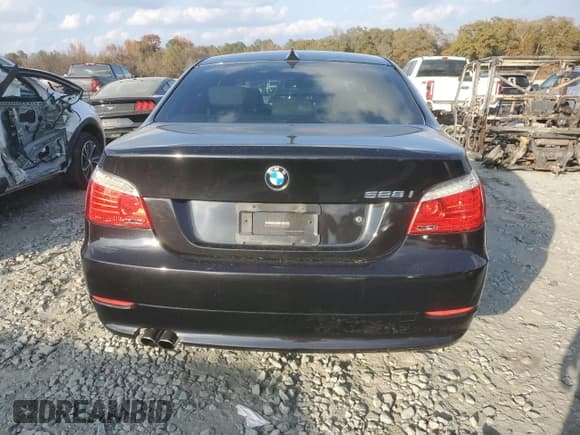 ✅ 2008 BMW 5 Series 528i • VIN: WBANU53528C117259 • Lot: 92002865. Listed on Copart with 106,255 mi. Free auction sales archive from the USA and detailed vehicle history report at DreamBid. Image 6.