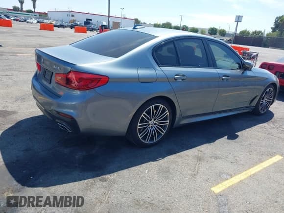 ✅ 2020 BMW 5 Series 540i • VIN: WBAJS1C0XLWW78639 • Lot: 42004341. Listed on IAAI with 54,822 mi. Free auction sales archive from the USA and detailed vehicle history report at DreamBid. Image 4.