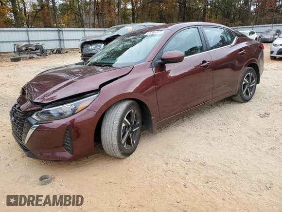 ✅ 2024 Nissan Sentra SV • VIN: 3N1AB8CVXRY244863 • Lot: 93399565. Listed on Copart with 30,683 mi. Free auction sales archive from the USA and detailed vehicle history report at DreamBid. Image 1.