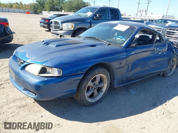 ✅ 1998 Ford Mustang • VIN: 1FAFP4040WF119419 • Lot: 43587006. Listed on IAAI with 113,167 mi. Free auction sales archive from the USA and detailed vehicle history report at DreamBid. Image 2.