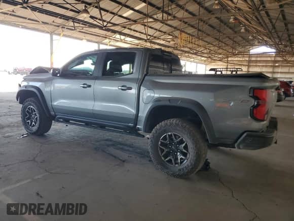 2023 Chevrolet Colorado 4WD ZR2 с VIN 1GCPTFEK1P1212882, выставлен на аукционе Copart как лот 71502184 с пробегом 12 342 миль миль и Списание • Salvage title. История ставок и продаж доступна на DreamBid. Изображение 2.