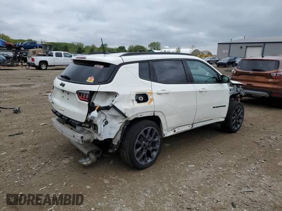 2021 Jeep Compass 80th Anniversary z VIN 3C4NJDEB1MT561871, wystawiony jako Copart lot #56173465 z przebiegiem 59 661 mil mil oraz Szkoda całkowita • Salvage title. Historia ofert i sprzedaży dostępna na DreamBid. Obrazek 3.