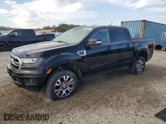 ✅ 2020 Ford Ranger Lariat • VIN: 1FTER4FH1LLA21183 • Lot: 82128835. Listed on Copart with 42,249 mi. Free auction sales archive from the USA and detailed vehicle history report at DreamBid. Image 1.