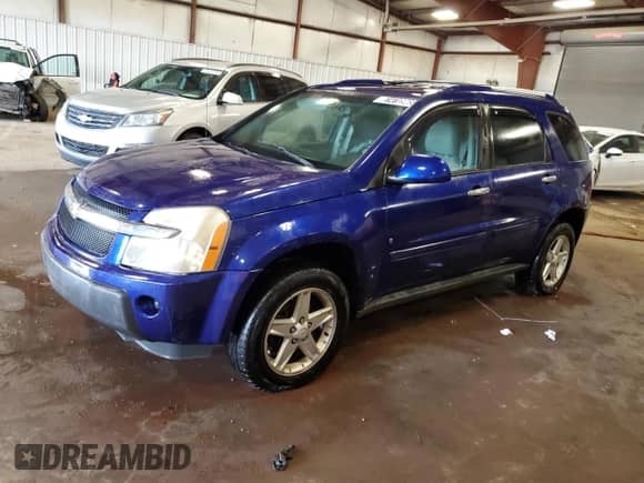 2006 Chevrolet Equinox LT z VIN 2CNDL63F066114362, wystawiony jako Copart lot #61410965 z przebiegiem 163 184 mil mil oraz Czysty tytuł • Clean title. Historia ofert i sprzedaży dostępna na DreamBid. Obrazek 1.