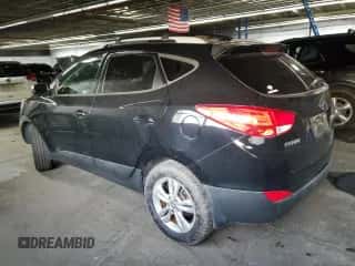 2013 Hyundai Tucson Limited with VIN KM8JU3AC0DU698395, listed as a Copart auction lot 87044815 with 117,600 mi miles and Clean title. Bid and sale history available at DreamBid. Image 2.