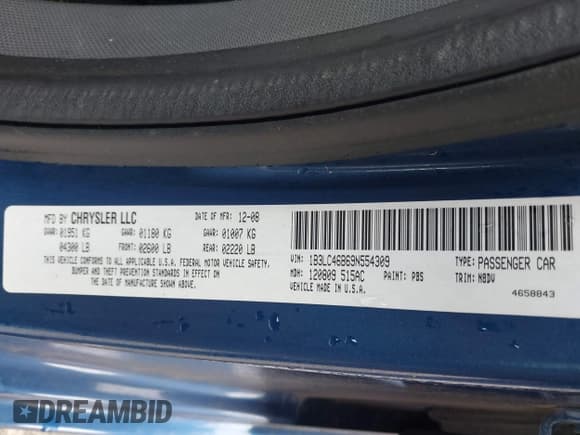 ✅ 2009 Dodge Avenger SE • VIN: 1B3LC46B69N554309 • Lot: 41742163. Wystawiony na IAAI z przebiegiem 197 703 mil. Bezpłatny archiwum sprzedaży aukcyjnych z USA i szczegółowy raport historii pojazdu na DreamBid. Zdjęcie 9.