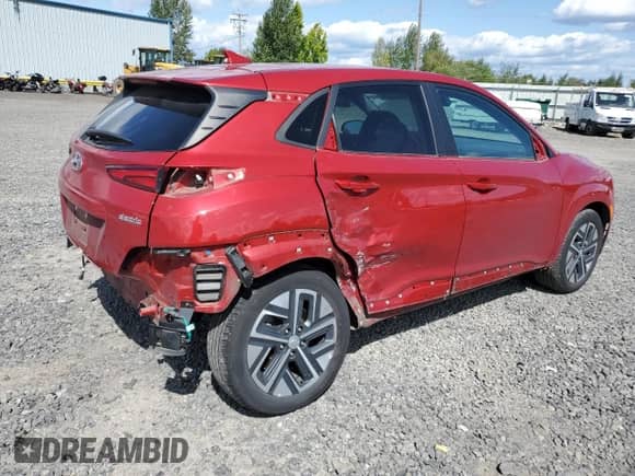 2022 Hyundai Kona Limited z VIN KM8K53AG6NU136376, wystawiony jako Copart lot #69072474 z przebiegiem 36 870 mil mil oraz Szkoda całkowita • Salvage title. Historia ofert i sprzedaży dostępna na DreamBid. Obrazek 3.