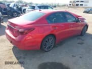 ✅ 2023 Infiniti Q50 Red Sport 400 • VIN: JN1FV7DP7PM570420 • Lot: 42904296. Listed on IAAI with 59,786 mi. Free auction sales archive from the USA and detailed vehicle history report at DreamBid. Image 4.