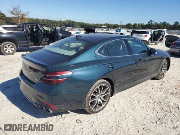 ✅ 2023 Genesis G70 2.0T • VIN: KMTG34TA6PU132654 • Lot: 82517845. Wystawiony na Copart z przebiegiem 37 149 mil. Bezpłatny archiwum sprzedaży aukcyjnych z USA i szczegółowy raport historii pojazdu na DreamBid. Zdjęcie 3.