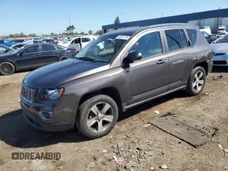✅ 2017 Jeep Compass High Altitude • VIN: 1C4NJCEB0HD185363 • Lot: 62654125. Listed on Copart with 106,570 mi. Free auction sales archive from the USA and detailed vehicle history report at DreamBid. Image 1.