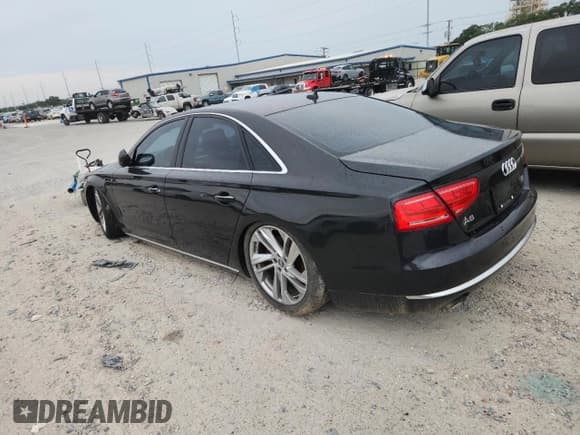 ✅ 2012 Audi A8 • VIN: WAUAVAFD1CN008201 • Lot: 71067325. Listed on Copart with 120,462 mi. Free auction sales archive from the USA and detailed vehicle history report at DreamBid. Image 2.