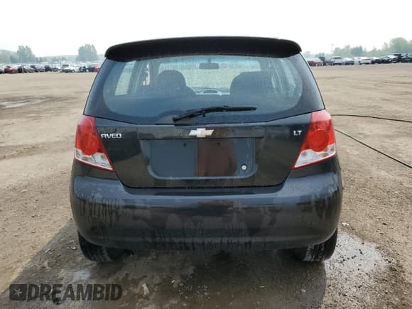 ✅ 2007 Chevrolet Aveo LT • VIN: KL1TG65627B699713 • Lot: 59269135. Wystawiony na Copart z przebiegiem 201 659 mil. Bezpłatny archiwum sprzedaży aukcyjnych z USA i szczegółowy raport historii pojazdu na DreamBid. Zdjęcie 6.