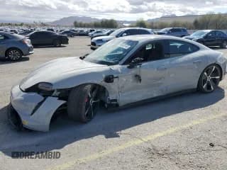 ✅ 2022 Porsche Taycan 4S • VIN: WP0AB2Y17NSA43448 • Lot: 48433145. Listed on Copart with 5,222 mi. Free auction sales archive from the USA and detailed vehicle history report at DreamBid. Image 1.