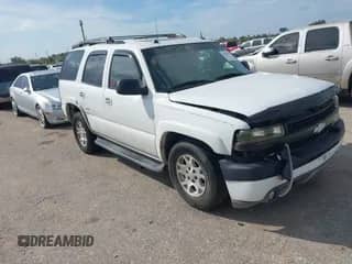 2005 Chevrolet Tahoe LT with VIN 1GNEC13TX5R217560, listed as a IAAI auction lot 43285327 with 235,461 mi miles and . Bid and sale history available at DreamBid. Image 1.