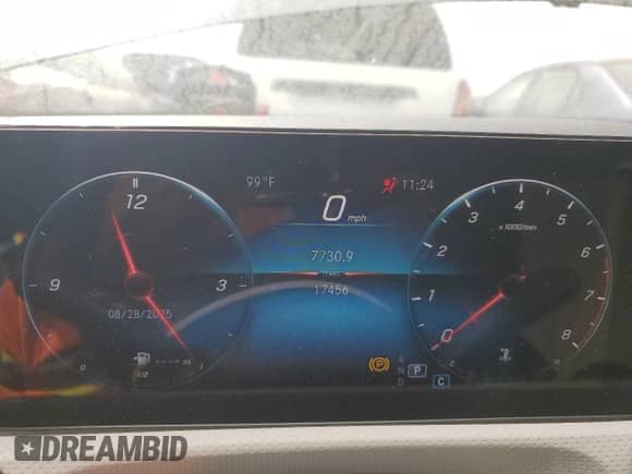 2023 Mercedes-Benz CLA 250 with VIN W1K5J4GB4PN407033, listed as a Copart auction lot 64863665 with 17,456 mi miles and Salvage title. Bid and sale history available at DreamBid. Image 9.