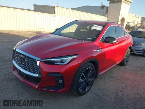 ✅ 2023 Infiniti QX55 Essential • VIN: 3PCAJ5KR1PF109377 • Lot: 41172660. Listed on IAAI with 32,695 mi. Free auction sales archive from the USA and detailed vehicle history report at DreamBid. Image 2.