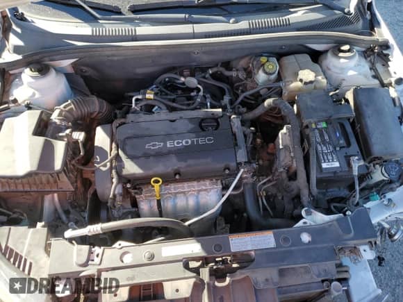 2014 Chevrolet Cruze LS z VIN 1G1PA5SH0E7201948, wystawiony jako Copart lot #86538545 z przebiegiem 151 165 mil mil oraz Szkoda całkowita • Salvage title. Historia ofert i sprzedaży dostępna na DreamBid. Obrazek 11.