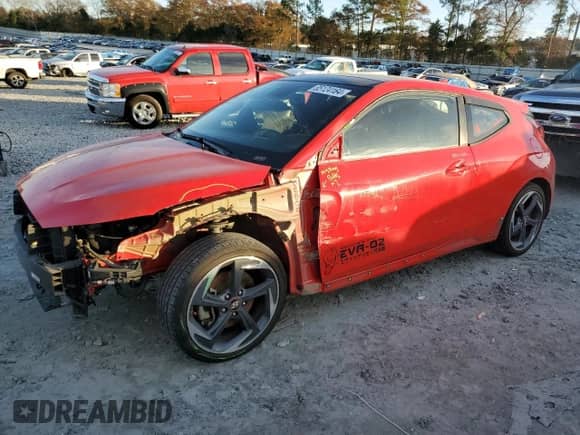 2019 Hyundai Veloster Turbo z VIN KMHTH6AB6KU013559, wystawiony jako Copart lot #85124164 z przebiegiem 62 323 mil mil oraz Szkoda całkowita • Salvage title. Historia ofert i sprzedaży dostępna na DreamBid. Obrazek 1.