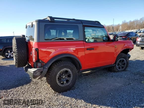✅ 2021 Ford Bronco • VIN: 1FMDE5CH3MLA60288 • Lot: 79826644. Listed on Copart with 12,451 mi. Free auction sales archive from the USA and detailed vehicle history report at DreamBid. Image 3.