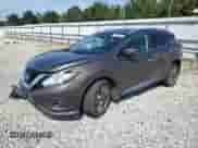 2015 Nissan Murano SL with VIN 5N1AZ2MH1FN287636, listed as a Copart auction lot 71753845 with 92,717 mi miles and Salvage title. Bid and sale history available at DreamBid. Image 1.