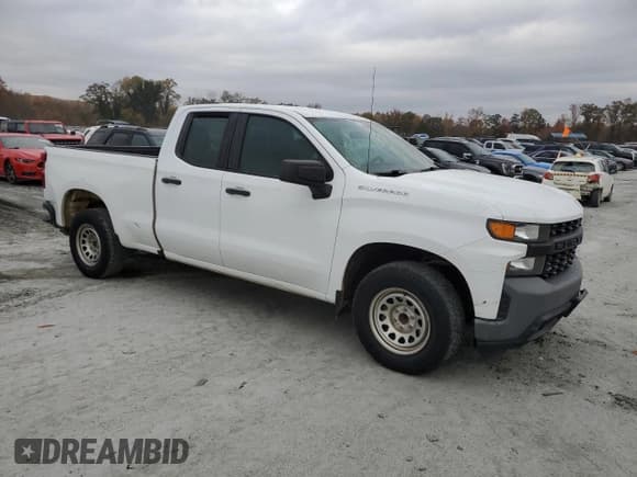✅ 2019 Chevrolet Silverado 1500 Work Truck • VIN: 1GCRWAEH9KZ428822 • Lot: 91021375. Wystawiony na Copart z przebiegiem 246 567 mil. Bezpłatny archiwum sprzedaży aukcyjnych z USA i szczegółowy raport historii pojazdu na DreamBid. Zdjęcie 4.