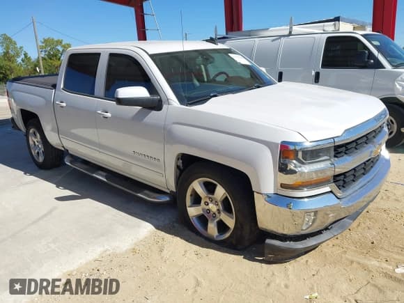 ✅ 2018 Chevrolet Silverado 1500 LT • VIN: 3GCPCREC0JG110962 • Lot: 43702948. Listed on IAAI with 95,822 mi. Free auction sales archive from the USA and detailed vehicle history report at DreamBid. Image 1.