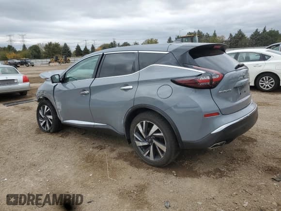 ✅ 2023 Nissan Murano SL • VIN: 5N1AZ2CJ0PC123635 • Lot: 89538625. Listed on Copart with 56,758 mi. Free auction sales archive from the USA and detailed vehicle history report at DreamBid. Image 2.