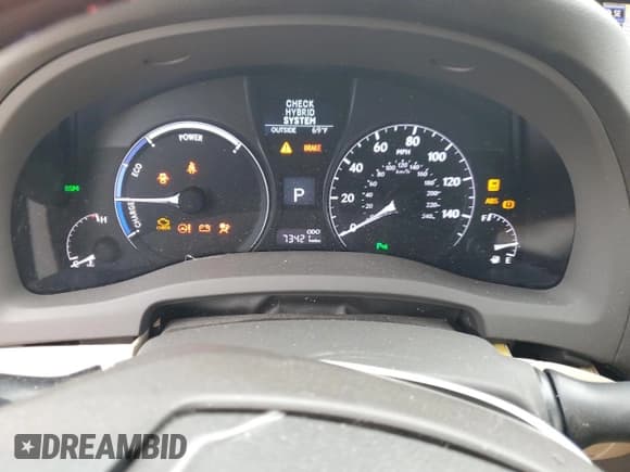 ✅ 2013 Lexus RX 450h • VIN: JTJZB1BA0D2412052 • Lot: 65817085. Listed on Copart with 73,421 mi. Free auction sales archive from the USA and detailed vehicle history report at DreamBid. Image 9.