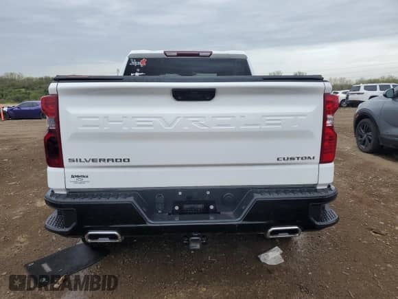 2022 Chevrolet Silverado 1500 Custom Trail Boss with VIN 3GCPDCED4NG525873, listed as a Copart auction lot 55124675 with Not provided miles and Salvage title. Bid and sale history available at DreamBid. Image 6.