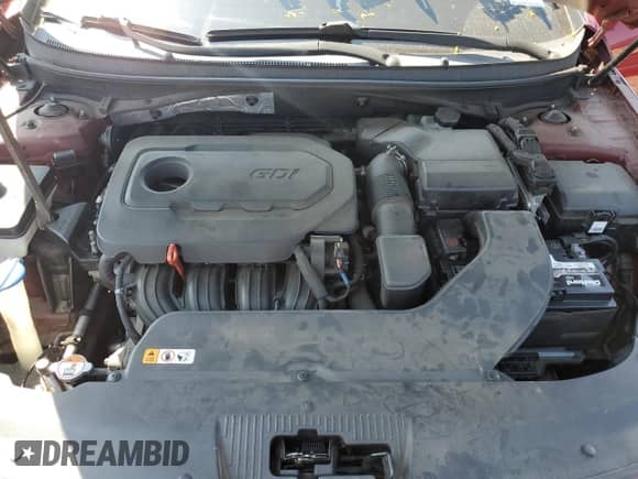 2016 Hyundai Sonata SE with VIN 5NPE24AF0GH387169, listed as a Copart auction lot 66143195 with 109,447 mi miles and Salvage title. Bid and sale history available at DreamBid. Image 11.