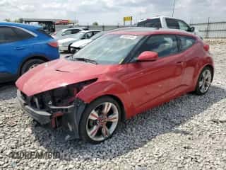 2013 Hyundai Veloster w/Gray Int z VIN KMHTC6AD8DU099668, wystawiony jako Copart lot #66953104 z przebiegiem 91 257 mil mil oraz Szkoda całkowita • Salvage title. Historia ofert i sprzedaży dostępna na DreamBid. Obrazek 1.