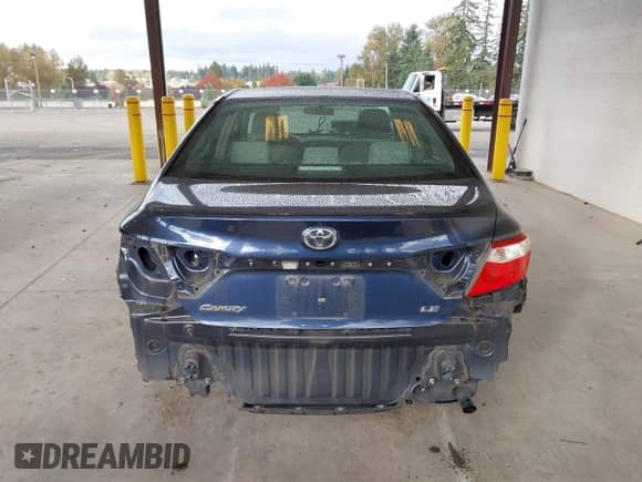 2015 Toyota Camry LE with VIN 4T4BF1FK5FR493778, listed as a IAAI auction lot 43476551 with 55,165 mi miles and . Bid and sale history available at DreamBid. Image 17.