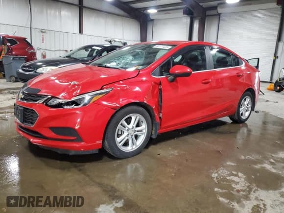 ✅ 2016 Chevrolet Cruze LT • VIN: 1G1BE5SM2G7280151 • Lot: 84177425. Listed on Copart with 75,272 mi. Free auction sales archive from the USA and detailed vehicle history report at DreamBid. Image 1.