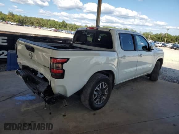 2022 Nissan Frontier SV with VIN 1N6ED1EK0NN689989, listed as a Copart auction lot 81862955 with 30,152 mi miles and Salvage title. Bid and sale history available at DreamBid. Image 3.