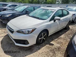 2022 Subaru Impreza Premium with VIN 4S3GKAD60N3607390, listed as a Copart auction lot 68586575 with 61,384 mi miles and Salvage title. Bid and sale history available at DreamBid. Image 1.