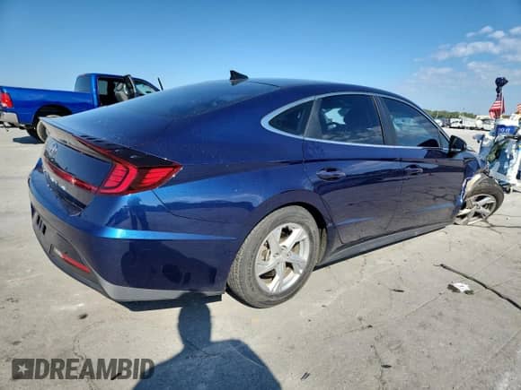 2020 Hyundai Sonata SE with VIN 5NPEG4JA6LH042258, listed as a Copart auction lot 81900855 with 113,072 mi miles and Salvage title. Bid and sale history available at DreamBid. Image 3.