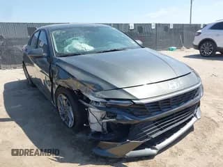 ✅ 2024 Hyundai Elantra SEL • VIN: KMHLM4DG3RU724752 • Lot: 42809924. Listed on IAAI with 25,602 mi. Free auction sales archive from the USA and detailed vehicle history report at DreamBid. Image 1.