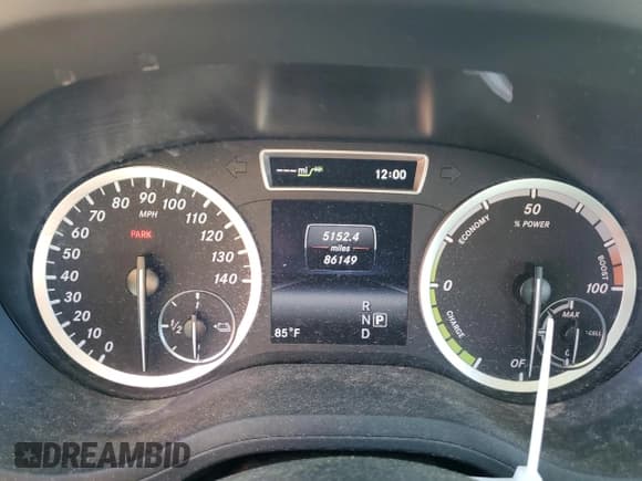 ✅ 2014 Mercedes-Benz B Electric Drive • VIN: WDDVP9ABXEJ003078 • Lot: 56353255. Listed on Copart with 86,149 mi. Free auction sales archive from the USA and detailed vehicle history report at DreamBid. Image 9.