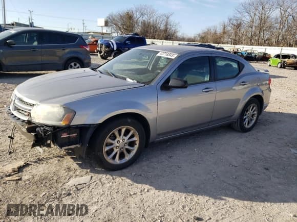 ✅ 2014 Dodge Avenger SE • VIN: 1C3CDZAB5EN224286 • Лот: 42216845. Опубликован ранее на Copart с пробегом 133 970 миль. Бесплатный доступ к архиву аукционных продаж из США и подробный отчёт об истории автомобиля на DreamBid. Изображение 1.