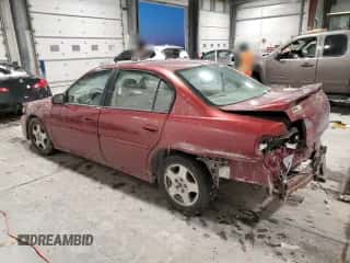 2003 Chevrolet Malibu LS z VIN 1G1NE52J73M705992, wystawiony jako Copart lot #45948115 z przebiegiem 142 492 mil mil oraz Szkoda całkowita • Salvage title. Historia ofert i sprzedaży dostępna na DreamBid. Obrazek 2.