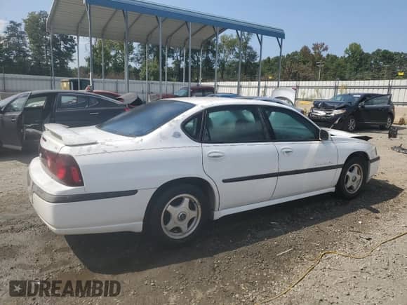 2001 Chevrolet Impala LS with VIN 2G1WH55K119359691, listed as a Copart auction lot 69415354 with Not provided miles and Salvage title. Bid and sale history available at DreamBid. Image 3.
