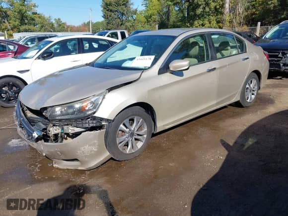 2014 Honda Accord LX with VIN 1HGCR2F39EA146416, listed as a IAAI auction lot 43445178 with 112,574 mi miles and . Bid and sale history available at DreamBid. Image 17.