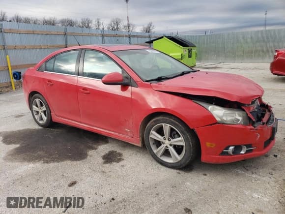 ✅ 2014 Chevrolet Cruze 2LT • VIN: 1G1PE5SB3E7161557 • Lot: 44260345. Listed on Copart with 94,679 mi. Free auction sales archive from the USA and detailed vehicle history report at DreamBid. Image 4.