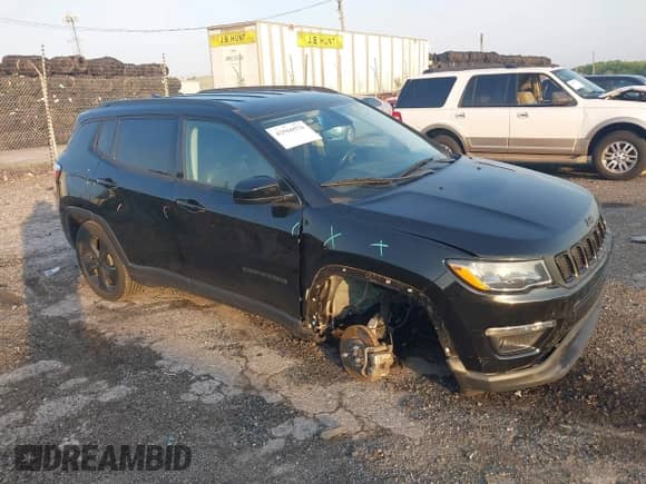 2020 Jeep Compass Latitude с VIN 3C4NJDBB7LT209493, выставлен на аукционе IAAI как лот 42560576 с пробегом 50 064 миль миль и . История ставок и продаж доступна на DreamBid. Изображение 1.