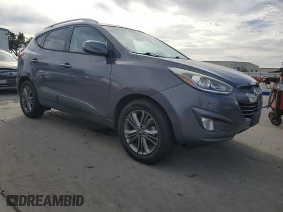 2015 Hyundai Tucson SE with VIN KM8JU3AG7FU011354, listed as a Copart auction lot 91417775 with 144,474 mi miles and Clean title. Bid and sale history available at DreamBid. Image 4.