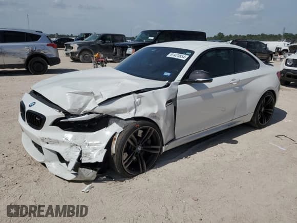 ✅ 2018 BMW M2 • VIN: WBS1J5C51JVD36522 • Lot: 61423854. Wystawiony na Copart z przebiegiem 57 933 mil. Bezpłatny archiwum sprzedaży aukcyjnych z USA i szczegółowy raport historii pojazdu na DreamBid. Zdjęcie 1.