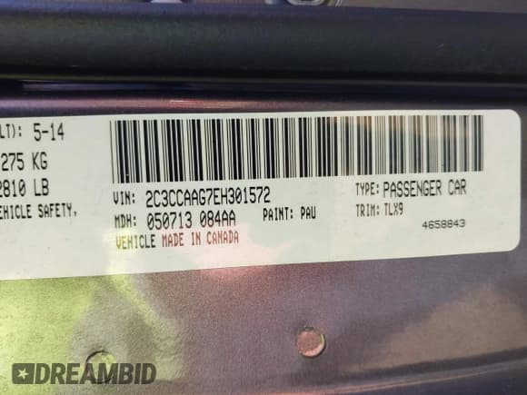 ✅ 2014 Chrysler 300 Uptown Edition • VIN: 2C3CCAAG7EH301572 • Лот: 43624336. Опубликован ранее на IAAI с пробегом 152 886 миль. Бесплатный доступ к архиву аукционных продаж из США и подробный отчёт об истории автомобиля на DreamBid. Изображение 9.