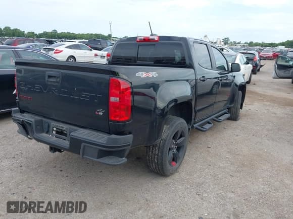 ✅ 2021 Chevrolet Colorado 4WD LT • VIN: 1GCGTCEN5M1196738 • Lot: 42602025. Listed on IAAI with 52,731 mi. Free auction sales archive from the USA and detailed vehicle history report at DreamBid. Image 4.